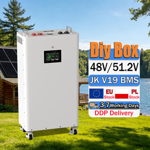 กล่องแบตเตอรี่ DIY แบบตั้งตรง EU Local Stock 48V 16S 280Ah 300Ah JK V19 BMS โครงโลหะ สำหรับเก็บพลังงานแสงอาทิตย์ - Product Image 1