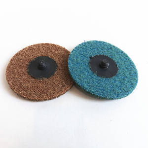 Набор абразивных дисков для шлифовки с роликовым замком, 3 дюйма, зернистость: мелкое, среднее, грубое, для обработки поверхностей, быстросменные диски типа R - Product Image 5