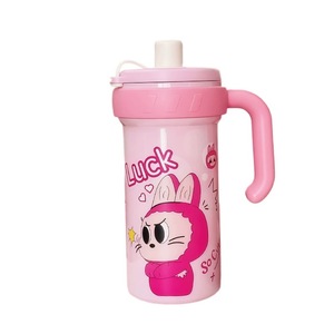 Luck Cartoon Stainless Steel Insulated Tumbler With Straw And Handle For Kids School Use - Product Image 5