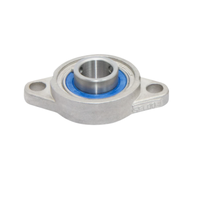 Roulement à bride à 2 goujons en acier inoxydable SKFL08, alésage 8 mm, antirouille, précision P6, longue durée de vie, durable, faible bruit pour l'emballage alimentaire