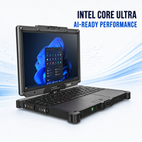 Computadora Portátil Robusta 2 en 1 Getac V120, Intel Core Ultra, Windows 11 Pro, Pantalla Táctil de 12.2 Pulgadas, IP66, Computadora Portátil Industrial