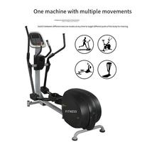 Elliptique manuel à résistance magnétique silencieux pour fitness en intérieur, usage domestique et hôtelier, entraînement cardio à faible impact pour tout le corps
