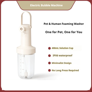 Dispensador de jabón eléctrico para mascotas, pulverizador de espuma para champú y fabricante de burbujas de baño, limpieza automática para perros, gatos y mascotas pequeñas en la ducha - Product Image 2