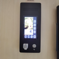 Boîtier de commande d'ascenseur en métal contemporain ELEVORO SFPG-T21.5 avec écran tactile intelligent, communication COP 485/CAN, DC12-24V pour hôtels