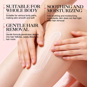 KORMESIC Crema Depilatoria Suave de 60 ml con Certificación Bpom, Fórmula Herbal Delicada para Piernas y Cuerpo, para Todo Tipo de Piel - Product Image 5
