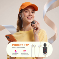 Carte son H10, casque, diffusion en direct mobile, karaoké de poche, Bluetooth 5.0, DSP, son professionnel, surveillance sans latence