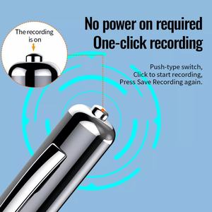 Portable USB Charging Voice Activated Recording Pen with <b>File</b> Encryption Audio Device for Office Home - Product Image 5