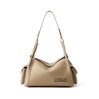 Sac fourre-tout de luxe en cuir véritable avec fermeture éclair étanche, design personnalisé OEM ODM, sac à bandoulière grande capacité pour femme