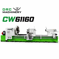 Centre de tournage robuste DRC CW61160-3000 à 4 porte-outils avec 2 axes, broche MT6, moteur 380V, haute rigidité