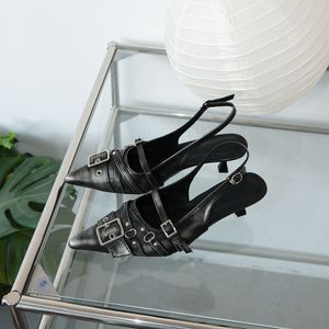 Mules Plateados con Punta en Pico, Estilo Mary Jane, de Charol con Correa de Hebilla, Zapatos de Moda para Mujer para Todas las Temporadas - Product Image 2