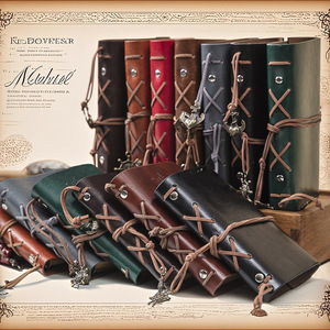 Cao End Retro Ledger Novel Loose Lá Handmade Dây Đeo Tạp Chí Tùy Chỉnh Máy Tính Xách Tay Với Logo - Product Image 2