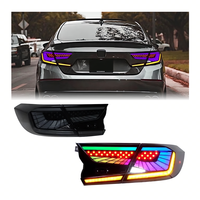 Accord 2018-2022 RGB 10e feu arrière à LED pour voiture Auto Fog DRL Brake Turn Signal Lamp Plug and Play Accessoires automobiles pour Honda