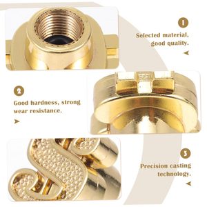 ฝาครอบวาล์วลายดอลลาร์ งานแสดงสินค้าขนาดใหญ่ ชุบทองแดง สำหรับยางรถยนต์ - Product Image 2