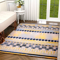 Tapis de sol minimaliste tissé à la machine pour salon, tapis de porte, tapis de table basse, tapis en pure laine