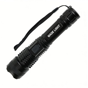 Lampes de poche LED rechargeables 1000 lumens, super lumineuses, puissantes, tactiques, zoomables, 5 modes, étanches, d'urgence, 12000 lumens - Product Image 1
