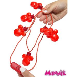 Disney Minnie Christmas <b>Kids</b> Headband and Light-Up Necklace Accessory Gift Set for Ages 3+ - Product Image 2