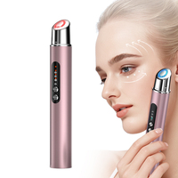 Masseur pour les yeux chaud et froid, nouveau mini baguette pour les yeux, chaleur, vibrations, anti-rides, resserrement de la peau, sans fil, rechargeable, beauté