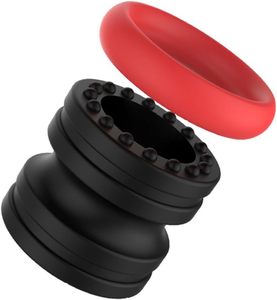 3in1シリコンペニスリング男性用睾丸陰嚢ストレッチャーペニスストレッチャーエンハンサー遅延コックリング男性用大人のおもちゃYY-SJH110 - Product Image 6