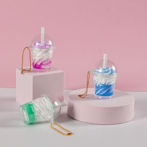 Factory Promotional Kids Gifts Girls Creative Cartoon Simulation Ice Cream Keychain Bags Pendants <b>Key</b> <b>Ring</b> - Product Image 2