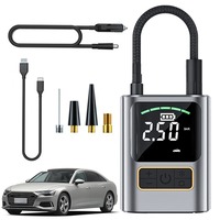 Pompe à air rechargeable Gonfleur de pneus Compresseur d'air portable Sans fil Numérique Sans fil Gonfleur de pneus de voiture pour moto Vélo
