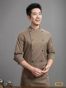 <span class=keywords><strong>Giacca</strong></span> da Chef Francese Doppiopetto - Resistente alle Macchie e al Calore per Cucine Professionali - Product Image 4