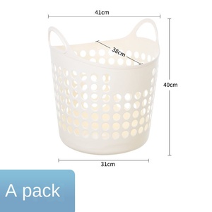 GREENSIDE Grand <span class=keywords><strong>panier</strong></span> de rangement en plastique pour le <span class=keywords><strong>linge</strong></span> et les jouets, cadre d'organisation pour le <span class=keywords><strong>tri</strong></span> des vêtements sales et des artefacts. - Product Image 6
