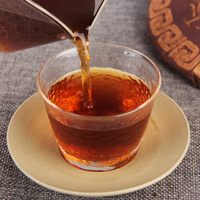 Gâteau de thé Pu'er mûr vieilli Seven Sons de 357g, année 2019, Yunnan Menghai