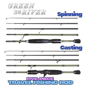 Canne à pêche spinning légère pour la pêche en mer, idéale pour le voyage et le camping, vente en gros - Product Image 5