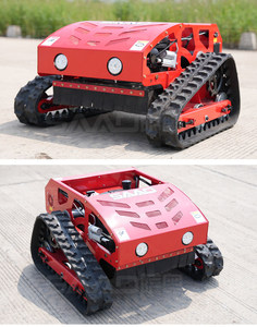 <b>Remote</b> <b>Controlled</b> 4-Stroke DIY Tracked Lawn <b>Mower</b> 1000mm Width 10L Grass Box 1000W Power for Slopes 45 Gas/Electric <b>Track</b> HT-550 - Product Image 5