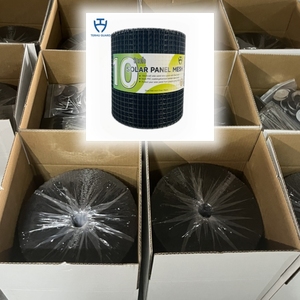 10''x100ft Bird Net cho tấm pin mặt trời 1/2 ''x1/2 ''PVC tráng dây lưới xung quanh tấm pin mặt trời động vật gặm nhấm rào cản năng lượng mặt trời bảng điều khiển lưới - Product Image 2