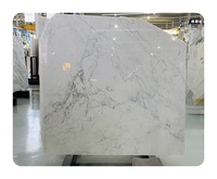 Revêtement de sol en pierre naturelle Bianco Carrara, carreaux de marbre blanc italien Gioia, dalles de marbre blanc de Verona Carrara