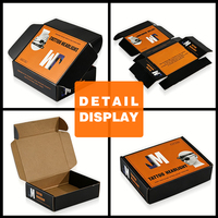 Caja de cartón corrugado plegable personalizada con impresión CMYK para envíos, caja de embalaje para regalos, mercancía y productos.