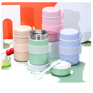 <span class=keywords><strong>Termo</strong></span> de Acero Inoxidable, Vaso Térmico, Aislamiento Térmico, Multifuncional, Gran Capacidad, Portátil para Exteriores, para Papilla - Product Image 1