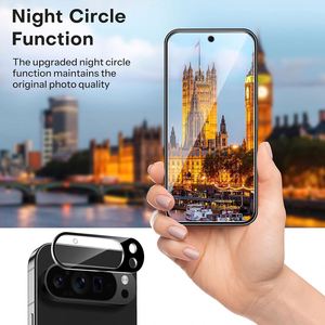 Protection d'objectif d'appareil photo pour Google Pixel 11 Pro, verre trempé 0,25 mm 9H anti-rayures 2.5D anti-traces de doigts HD transparent A++ - Product Image 2