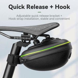 Sacoche de cadre avant rigide ROCKBROS certifiée BSCI, étanche, multifonctionnelle, avec lumière, pour VTT et vélo de route - Product Image 2