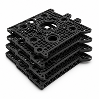 Servicio de Ingeniería de Prototipos con Optimización de Topología, Piezas Estructurales de Rejilla Compleja Impresas en 3D con Resina Negra Personalizada