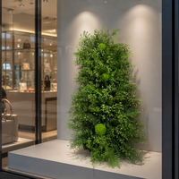 Décoration de jardin, buis artificiel, décoration de jardin vertical, verdure artificielle suspendue en plastique, panneaux muraux en herbe artificielle, plante