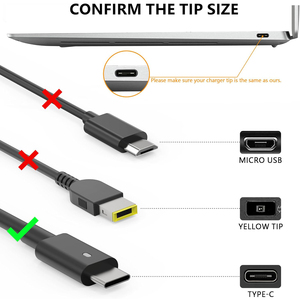 Kabbol nuovo sottile 65W portatile caricabatterie USB C Type-C alimentatore per Inspiron 14 16 7620 2 in1 Chromebook 3100 adattatore AC - Product Image 5