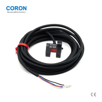 Sensor Fotoelektrik CORON GG5A-F2M F Slot, Sensor Folk, Output NPN/PNP 5-24VDC, Diterapkan untuk Substrat Chip dan Kaca