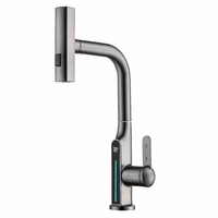 Accessoires de cuisine Robinets de lavabo Robinet de lavabo extractible Robinet de levage pour évier Mélangeur avec capteur Pulvérisateur Chute d'eau