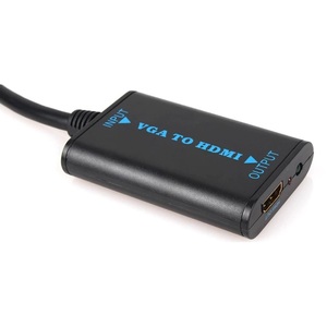 Adaptador de audio y vídeo Vga a HDMI con entrada de audio de 3,5 mm para conexión a monitor de computadora - Product Image 2