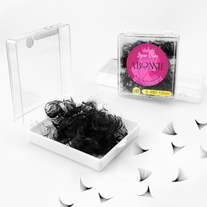 Abonie Premade Lash Fans 500pcs 6D 20D Base Puntiaguda Pestañas Postizas Extensiones Individuales - Product Image 5