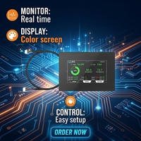 Écran d'affichage HD de 4,3 pouces JKBMS LCD-4.3-TTL-P V19 pour la série JKBMS PB BMS SOC, moniteur de tension de batterie OEM