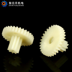 Engranajes de nailon biselados para sol y luna, 26 dientes, módulo 0.5, material PCPOM, superficie lisa - Product Image 1