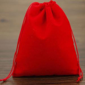 Pochette Cadeau Octogonale en Velours Doux 7x9cm avec Logo Personnalisé Imprimé, Emballage Cadeau Portable avec Cordon pour Promotions - Product Image 2