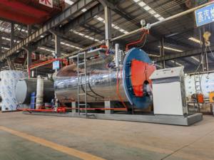 Pétrole industriel gaz diesel 2 tph 10tph chaudière raffinerie de sucre usine chaudière à vapeur prix - Product Image 3