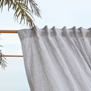 Fil européen 100% De qualité supérieure, rideaux en lin - Product Image 2
