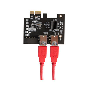 Adaptateur Pcie de haute qualité <span class=keywords><strong>USB</strong></span> un pour quatre 3.0 carte graphique 1à 4 carte d'extension Pcie Riser - Product Image 6