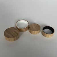 Tapón de rosca de madera de bambú para botellas de plástico 18mm 20mm 22mm 24mm 28mm 32mm-89mmTapas de cierre de botella de tornillo de plástico Variedad de tamaños
