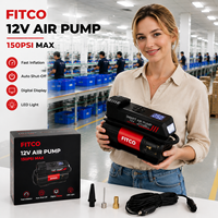 High Flow Digital Tire Inflator 40L/min Portable Air Pump for Vehicle Emergency Supplier